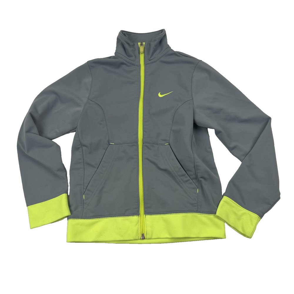 Nike Jacket Womens Small Full Zip Athletic Running Pockets Swoosh